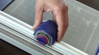 How to Replace Cartridge on XACTO Rotary Trimmer [upl. by Barbi991]