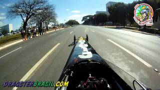 Dragster acelerando nas ruas de Brasilia DF  Alejandro Flash Power Sanchez [upl. by Sherris583]