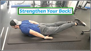 Beginner Low Back Exercises  Erector Spinae Strength [upl. by Sandry191]