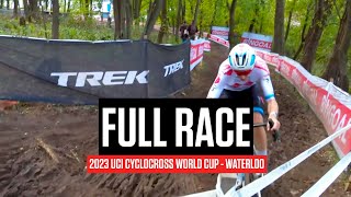 FULL RACE 2023 UCI Cyclocross World Cup Waterloo [upl. by Lyrret]