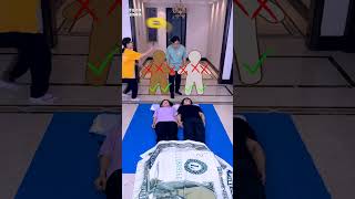 Double Blanket Challenge So Fun Quickly Ask Family And Friends To Play Funnyfamily Partygames [upl. by Ahsas144]