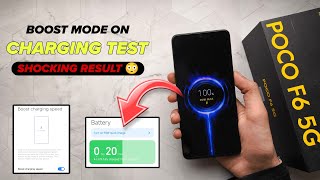 Again Charging Test POCO F6 With Boost Charging Speed Mode ⚡ Really Shocking Result [upl. by Riti767]