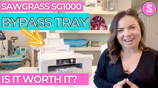 Sawgrass SG1000 Sublimation Printer Is the Bypass Tray Worth it [upl. by Struve338]