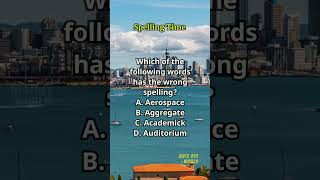 Spelling Time 500 spelling englishlearning englishvocabulary questions quiz [upl. by Kenti]