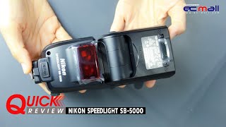 Quick Review  Nikon Speedlight SB 5000 [upl. by Shelman]