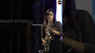 Saxophone Instrumental Music  Yamma Yamma  Saxophone Queen Lipika Samanta  Bikash Studio [upl. by Yetac]