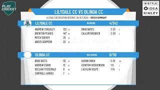 Lilydale CC v Olinda CC  T20 Round 1  Season 2425 [upl. by Ulrike309]