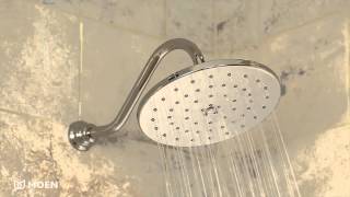 Waterhill Rainshower Showerhead  Moen Features Spotlight [upl. by Wetzel]