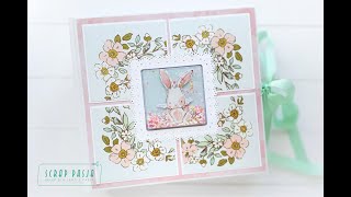 TUTORIAL  ALBUM POPUP Z KOLEKCJI quotHOPPING BUNNIESquot CRAFTampYOU DESIGN [upl. by Nicolina372]