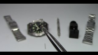 How to size a Seiko or any Pin and Collar Bracelet Watch and Learn 15 [upl. by Rycca]