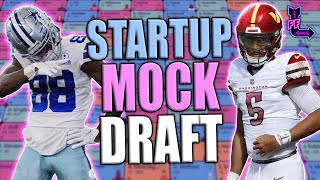 UPDATED DYNASTY STARTUP MOCK DRAFT Superflex  TE Prem  2024 Dynasty Fantasy Football [upl. by Garceau]