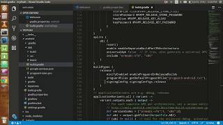 Reactnative tutorial  28 Generate APK file [upl. by Eiuqnimod]