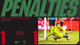 KARL HEIN SAVES TWO PENALTIES IN THE SHOOTOUT  HIGHLIGHTS  Arsenal vs Bournemouth 54 [upl. by Enirehtacyram762]