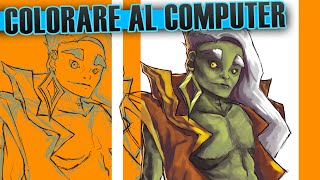 Come colorare i disegni al computer • Fraffrog [upl. by Noynek]