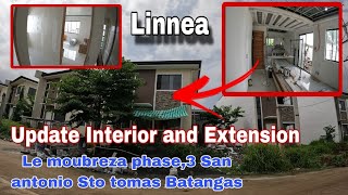 Update Linnea project Interior and Extension Le moubreza phase3 Sto tomas Batangas EP529 [upl. by Griffiths]