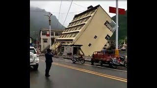 VIDEO Floods In Tibet Wash Away Building [upl. by Parsons]