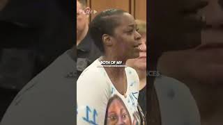 Mother of Euclid 9yearold killed in hitskip speaks at suspects sentencing foryou fypシ [upl. by Kelcie359]