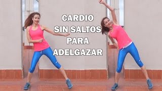 RUTINA CARDIO PARA ADELGAZAR Y TONIFICAR  BAJO IMPACTO SIN SALTOS [upl. by Nodla]