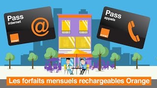 Les forfaits mensuels rechargeables Orange [upl. by Ecienal]