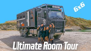 Ultimate Mercedes Arocs 6x6 Expedition Overland ►  KRUG XP Room Tour [upl. by Yatnahc]