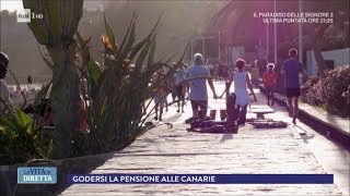 I pensionati italiani alle Canarie un paradiso ma non per tutti  La Vita in Diretta 07112017 [upl. by Deegan]