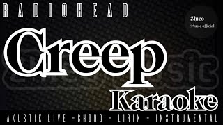 Radiohead  Creep  guitar Akustik Karaoke [upl. by Bergeron]