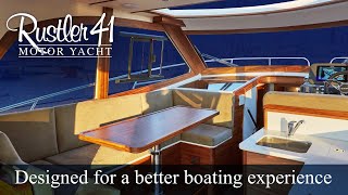 Rustler 41 Designed for a better boating experience [upl. by Nerrad718]