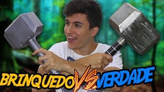 MARTELO DO THOR DE BRINQUEDO VS DE VERDADE [upl. by Trix]