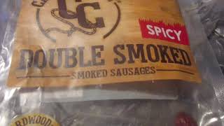 Cattlemans Cut Double Smoked Spicy Smoked Sausages cattlemanscut doublesmoked smokedsausage [upl. by Dill]