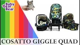 Cosatto Giggle Quad 3in1  Stroller  Full review  2020 [upl. by Kacerek]