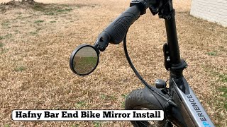 How To Install the Hafny Bar End Bike Mirror [upl. by Qerat]