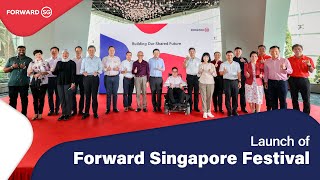 Launch of Forward Singapore Festival [upl. by Sihtam149]