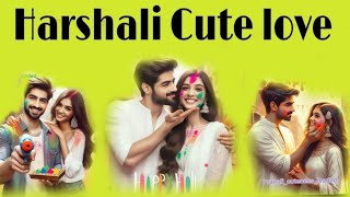 Harshad chopda Pranali rathod Cute Looks harshali harshadchopda pranalirathod youtuber yt [upl. by Pittel]