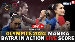 Paris Olympics 2024 Live  Manika Batra Round of 16 Match Score Updates  Manika Batra Storm Live [upl. by Sherard659]