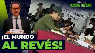 Gabriel Quadri se inscribe a la pensión de adulto mayor  Noticias con Nacho Lozano [upl. by Annoyik]