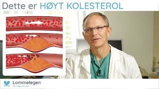 Dette er HØYT KOLESTEROL  Lommelegen  Hjerte og karsykdommer [upl. by Ahsieki]