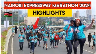 Highlights of NAIROBI CITY MARATHON 2024 [upl. by Nikkie]