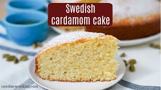 Swedish cardamom cake [upl. by Hsirk]