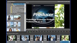 Cz2 Tworzenie filmiku omawianie programu PhotoStage Slideshow Producer Professional v312 [upl. by Lanae611]