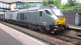 Chiltern Class 68 departs at Smethwick Galton Bridge [upl. by Itoc]