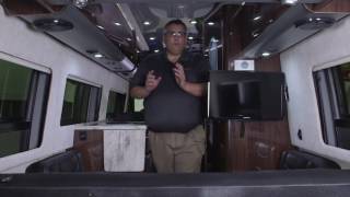 How to Convert Seating to Bed in an Airstream Interstate [upl. by Enohpesrep321]