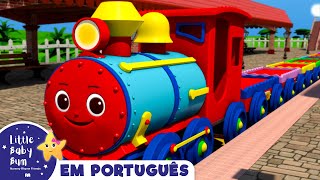 A canção do trem das cores  canções infantis  LittleBabyBum [upl. by Ardnas234]