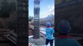 Disassembly and rebuilding process of concrete columns [upl. by Cataldo]