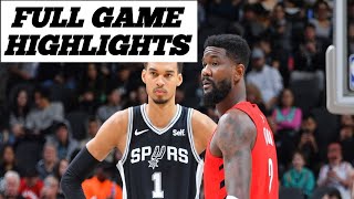 Final 627 WILD ENDING Spurs at Trail Blazers full game highlights [upl. by Nwahsel189]