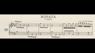 Carlos Seixas  Sonata No 80 in B minor Harpsichord w sheet music [upl. by Kristof926]