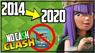 SIX Years Later This Is CRAZY Clash of Clans No Cash Clash 59 [upl. by Denie]