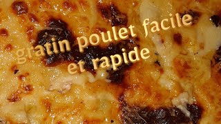 gratin poulet facile et rapide😍شهوات رمضانية قرتان بالدجاج الرائع [upl. by Massingill]