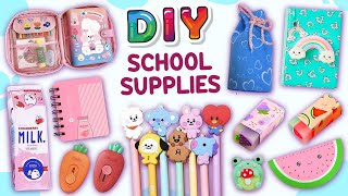 12 DIY School Supplies Ideas and Hacks  Get Ready for School [upl. by Feliks]