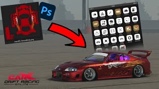 How to import a livery made in Photoshop into Car X Drift Racing Online [upl. by Leacock]