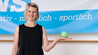 Faszientraining TOP Übungen mit dem Faszienball [upl. by Holloway]